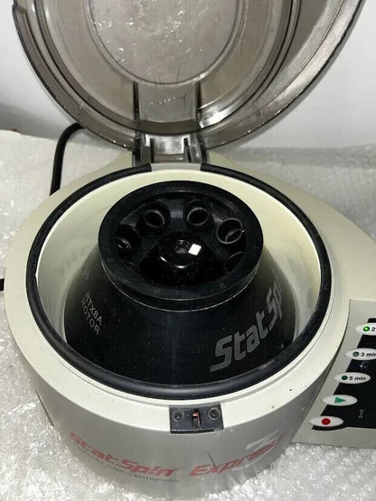 StatSpin Express 3 Iris Primary Tube Centrifuge M502-22 + Rotor - Vial Holders