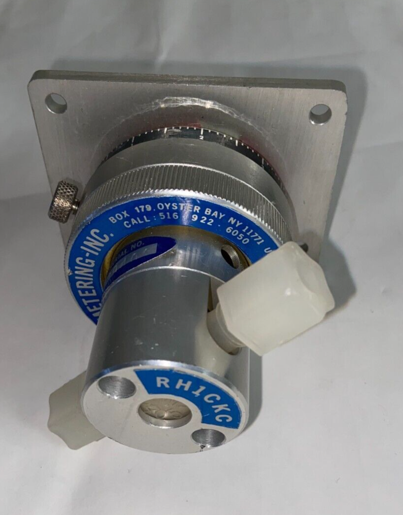 Masterflex / Fluid Metering Inc RH1CKC Pump Head Module 13-260 Flow Rate