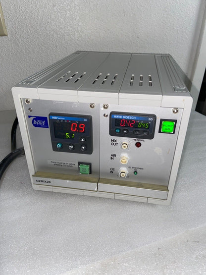 GE / Wave Biotech  BASE20/50 Bioreactor Air Mixture Controller O2MIX20