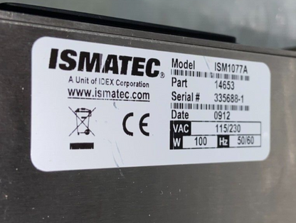 Ismatec ISM1077 Ecoline Peristaltic Pump with Masterflex Multichannel Pump Head