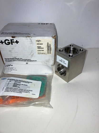 NEW Georg Fischer +GF+ Signet P526-2010 316 SS Socket-Weld Mini-Tap Fittings; 1"