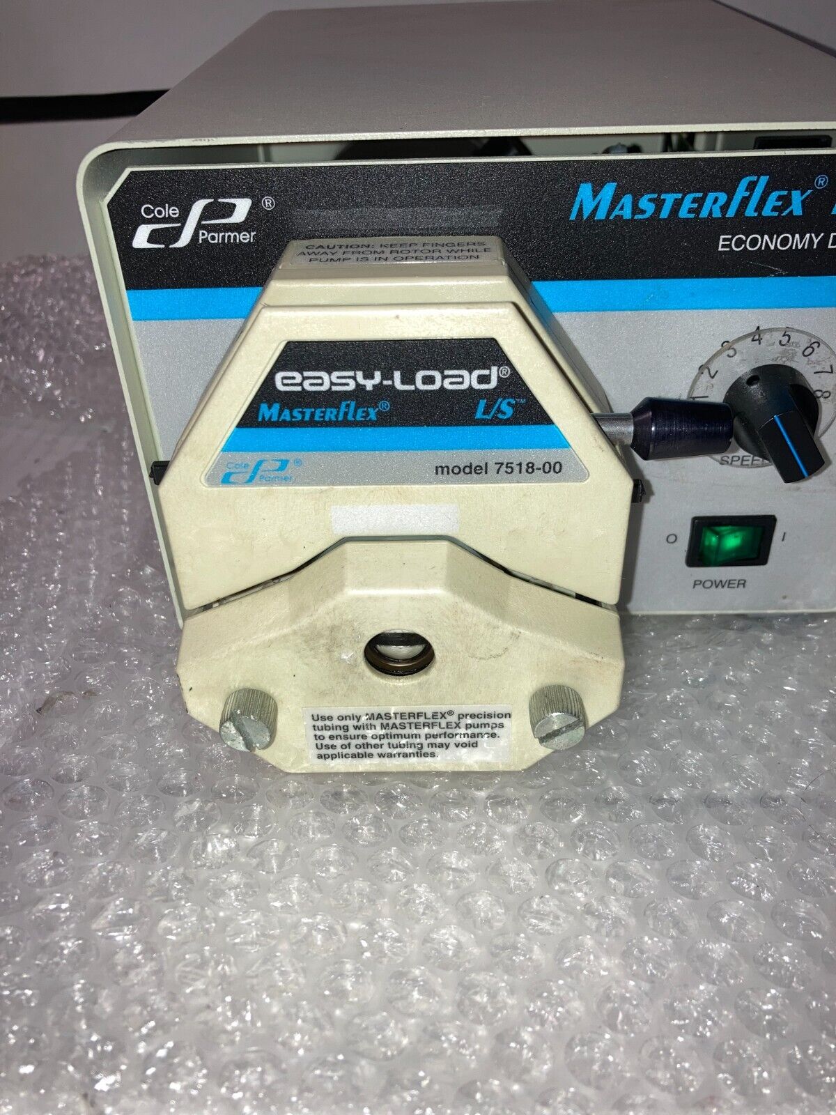 200 RPM Cole Parmer Masterflex 07554-80 Peristaltic Pump w/ 7518-00 Pump Head