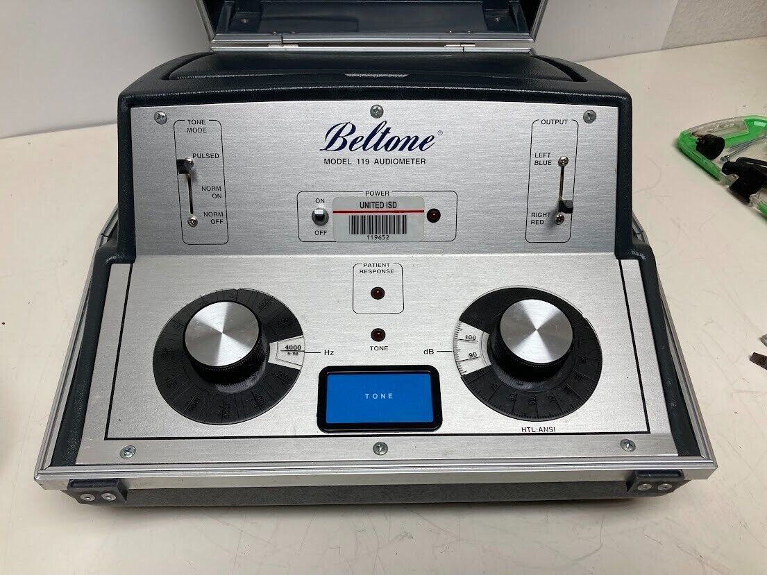 Beltone 119 Portable Screening Hearing Test Audiometer - NO HEADPHONES