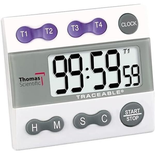 NEW Thomas Scientific - 4-Channel Alarm Timer 9371W52