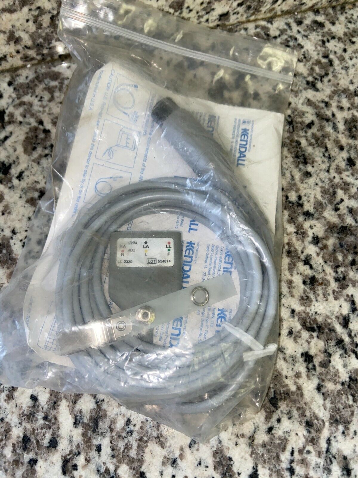 NEW KENDALL 31289674  LL-2320 ECG CABLE