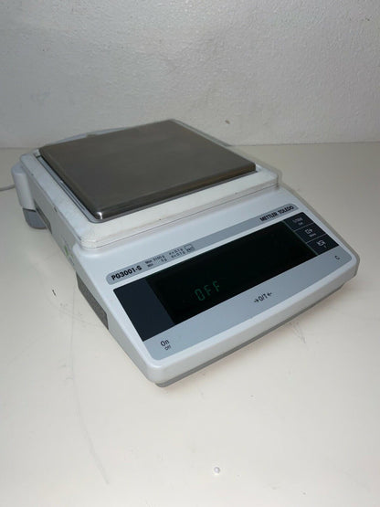 Mettler-Toledo PG3001-S Delta Range Balance Scale 3100g Max. with Power Supply