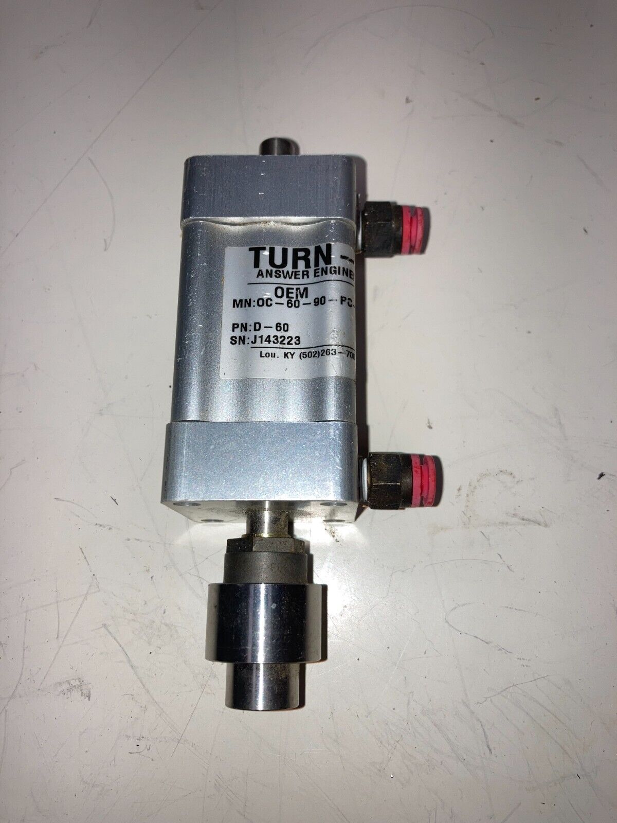 Answer Engineering Turn-Act D-60 Turn Actuator OC-60-90-PC-ST-ST