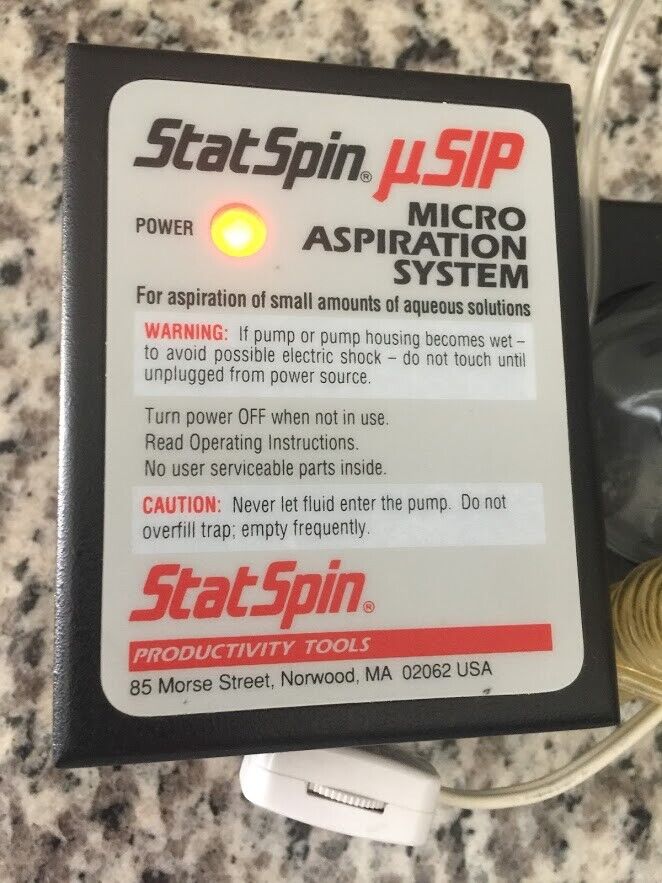 StatSpin uSip Micro Aspiration System with Accessories