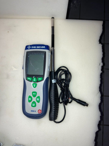 Digi-Sense 20250-16 Hot-Wire Thermoanemometer with Antenna Probe