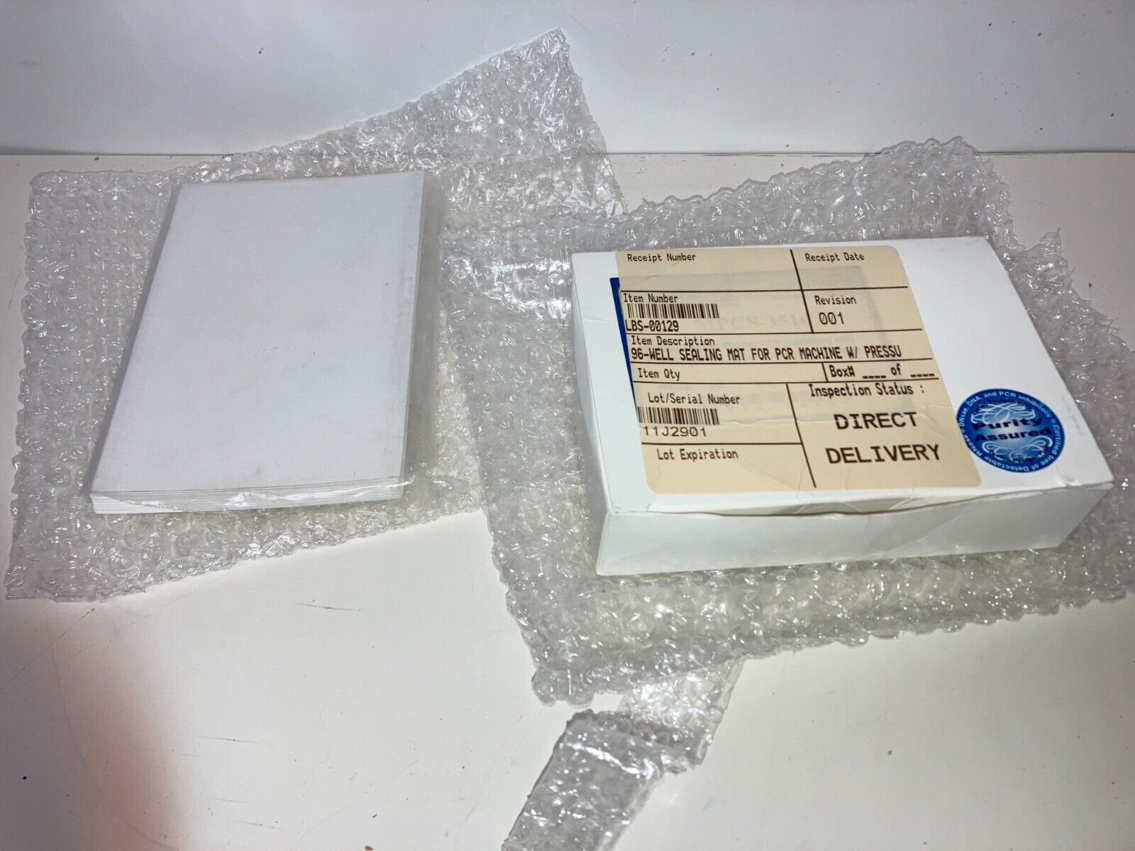 Pack of 8 x 96-Well Thermal Cycler Sealing Mats model CLS-3596, for CLS-3562-002