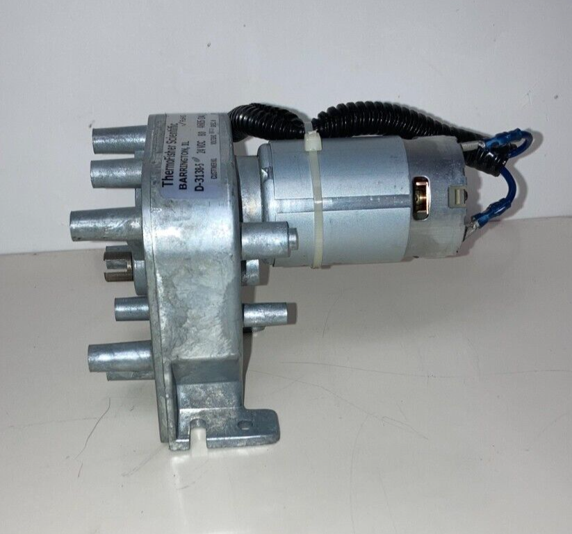 80 RPM Barnant / Masterflex / Fisher Scientific 24VDC Gear Motor D-3138-5