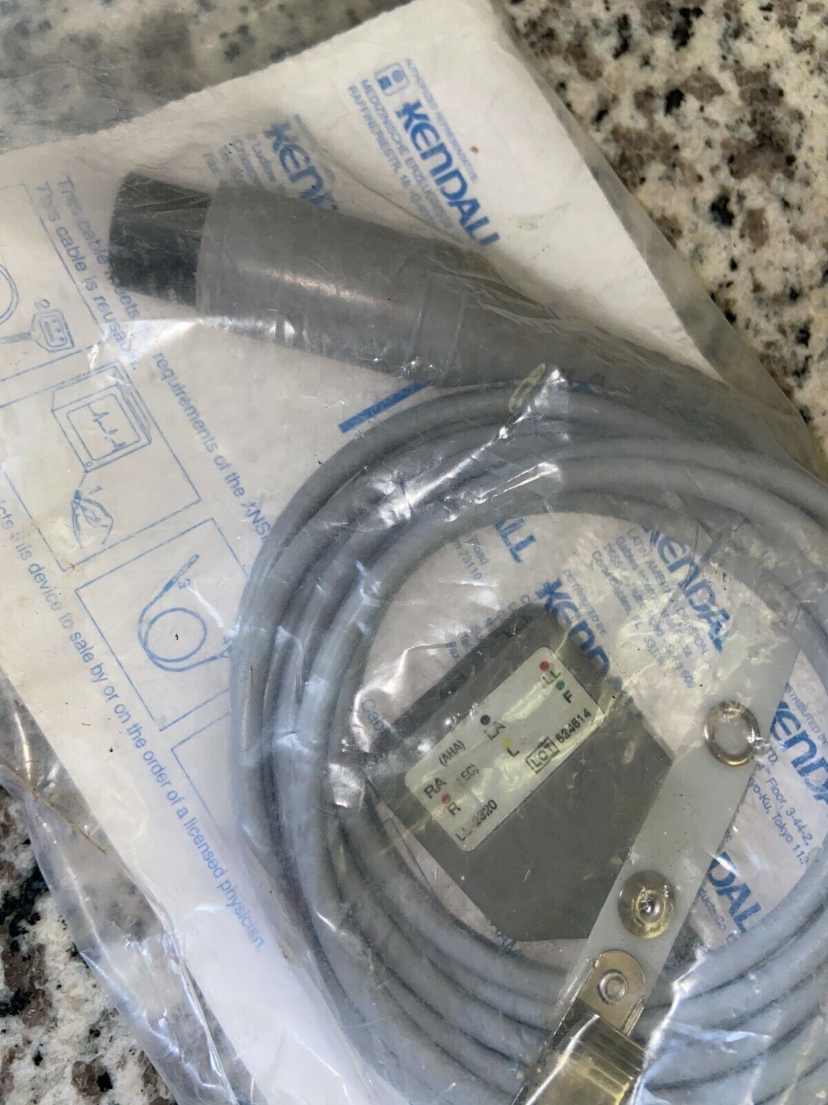 NEW KENDALL 31289674  LL-2320 ECG CABLE