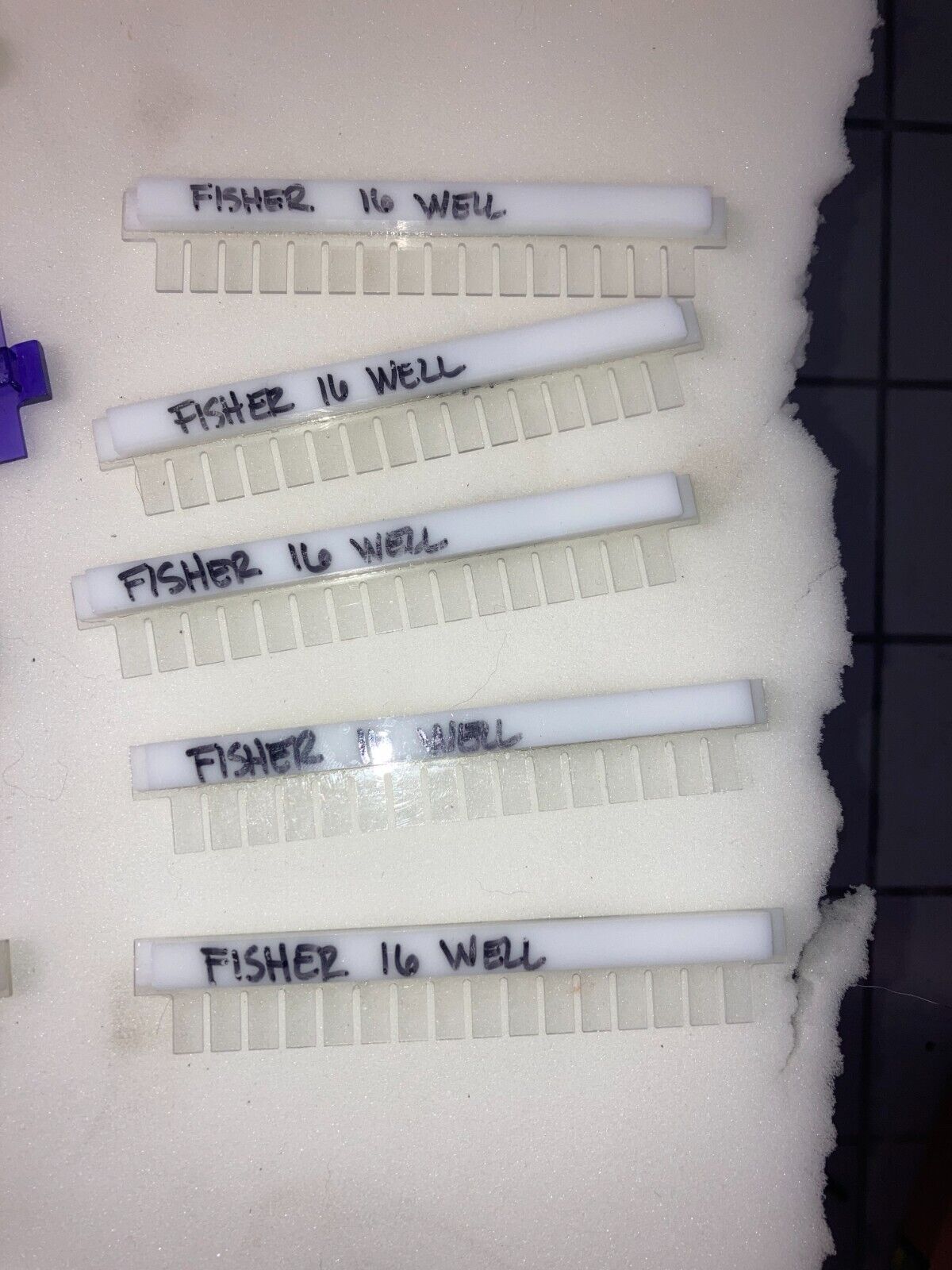 16 Well / 16-Teeth Electrophoresis Comb