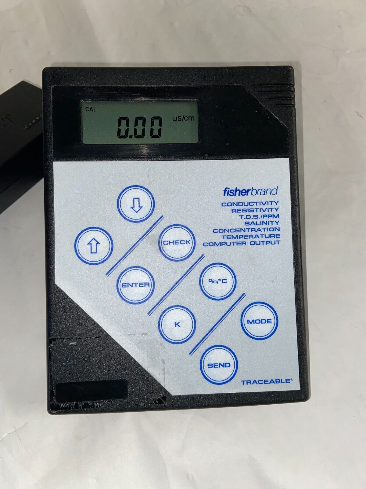 Fisher Scientific Traceable 09-330 Digital Bench Conductivity Meter w/ Power