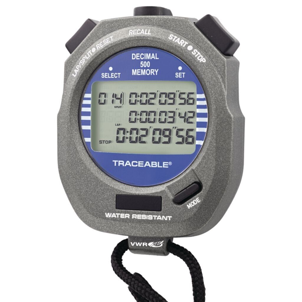 NEW OPEN BOX VWR 62379-229 Traceable 1052 Extra-Large LCD Digital Stopwatch