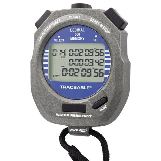 NEW OPEN BOX VWR 62379-229 Traceable 1052 Extra-Large LCD Digital Stopwatch