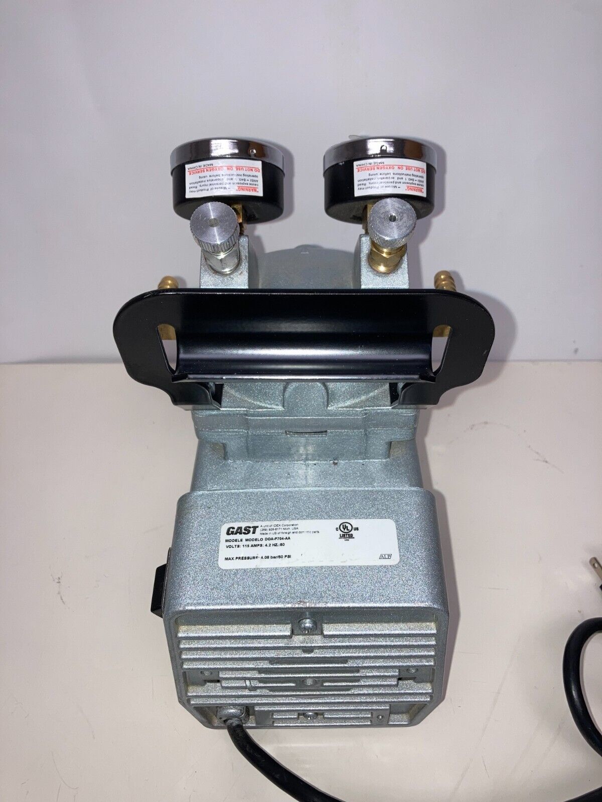 Refurbished GAST DOA-P704-AA High-Capacity Vacuum Pump