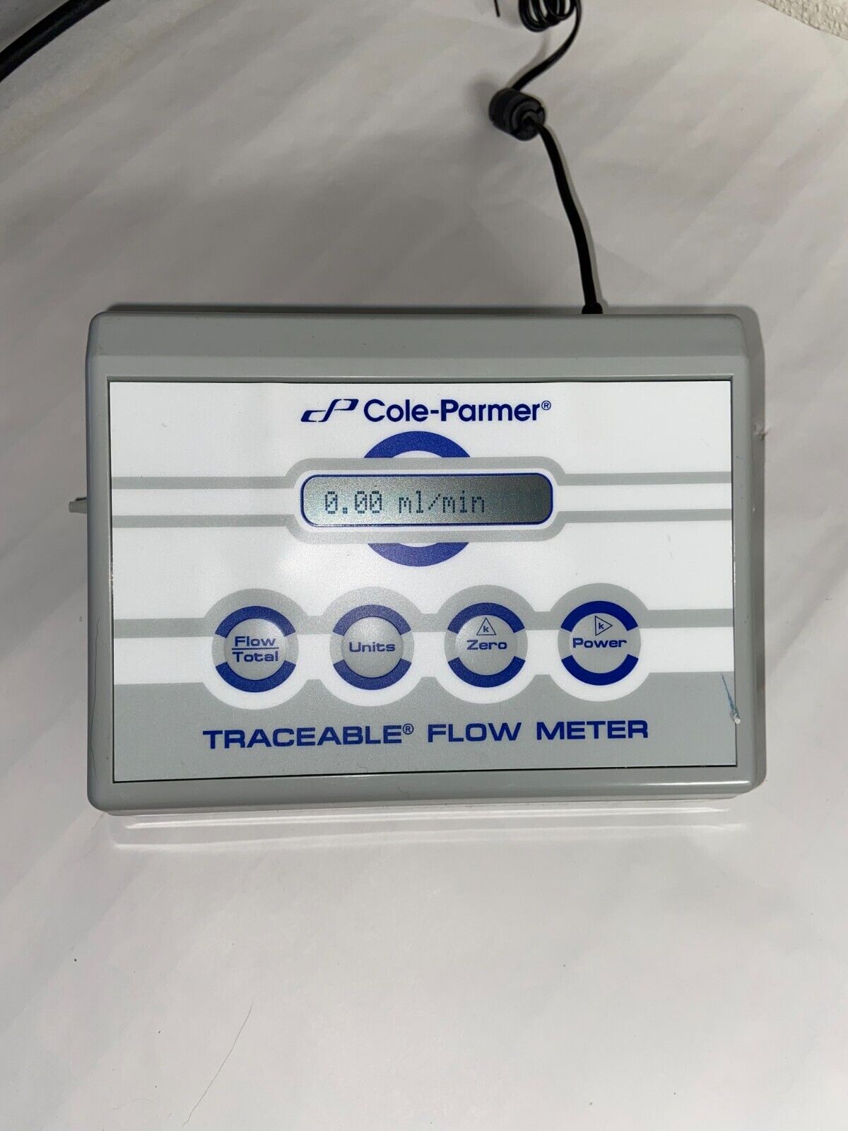 Cole-Parmer Ultralow Liquid Differential Pressure Flowmeter, 4-30 mL/min