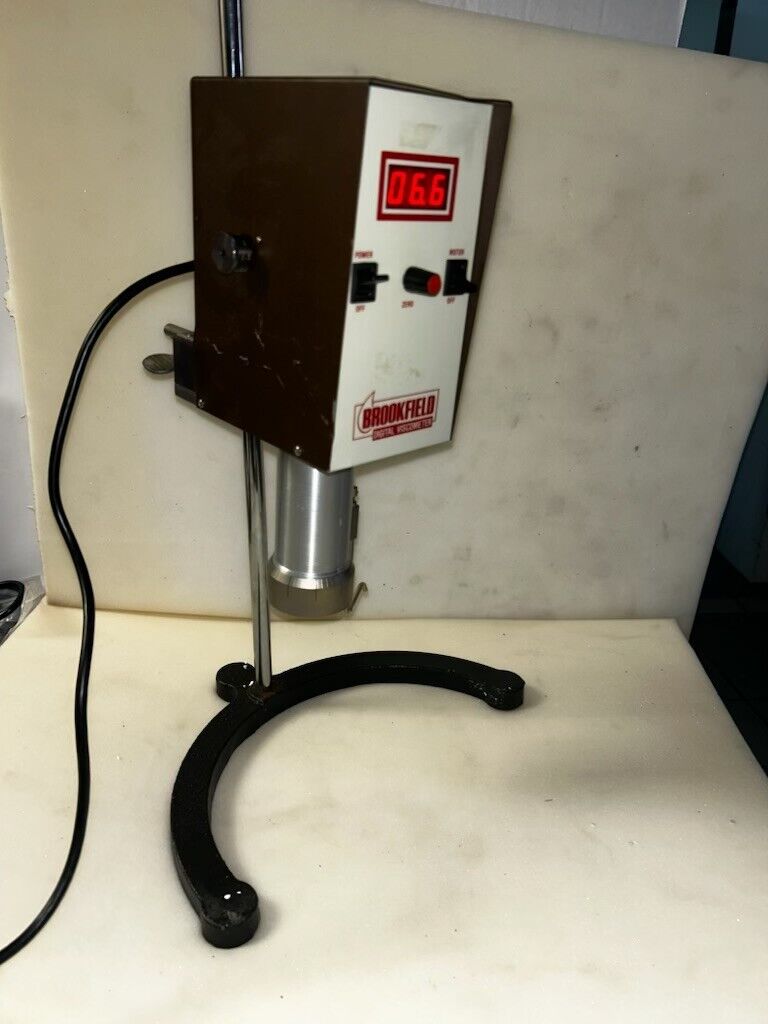 BROOKFIELD DV-I Digital Viscometer RVT DCP w/ Stand CP-42 Cone Spindle and Cup