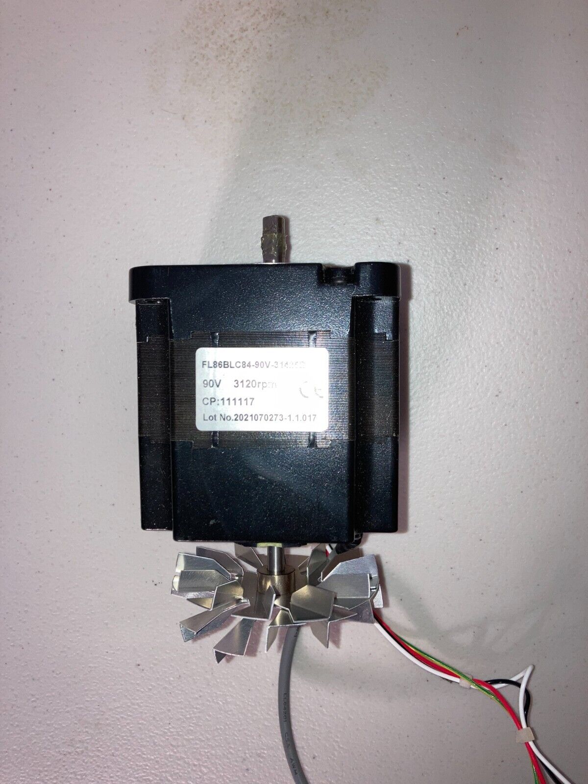 3120 RPM / 90 VDC Motor from Masterflex I/P Peristaltic Pump