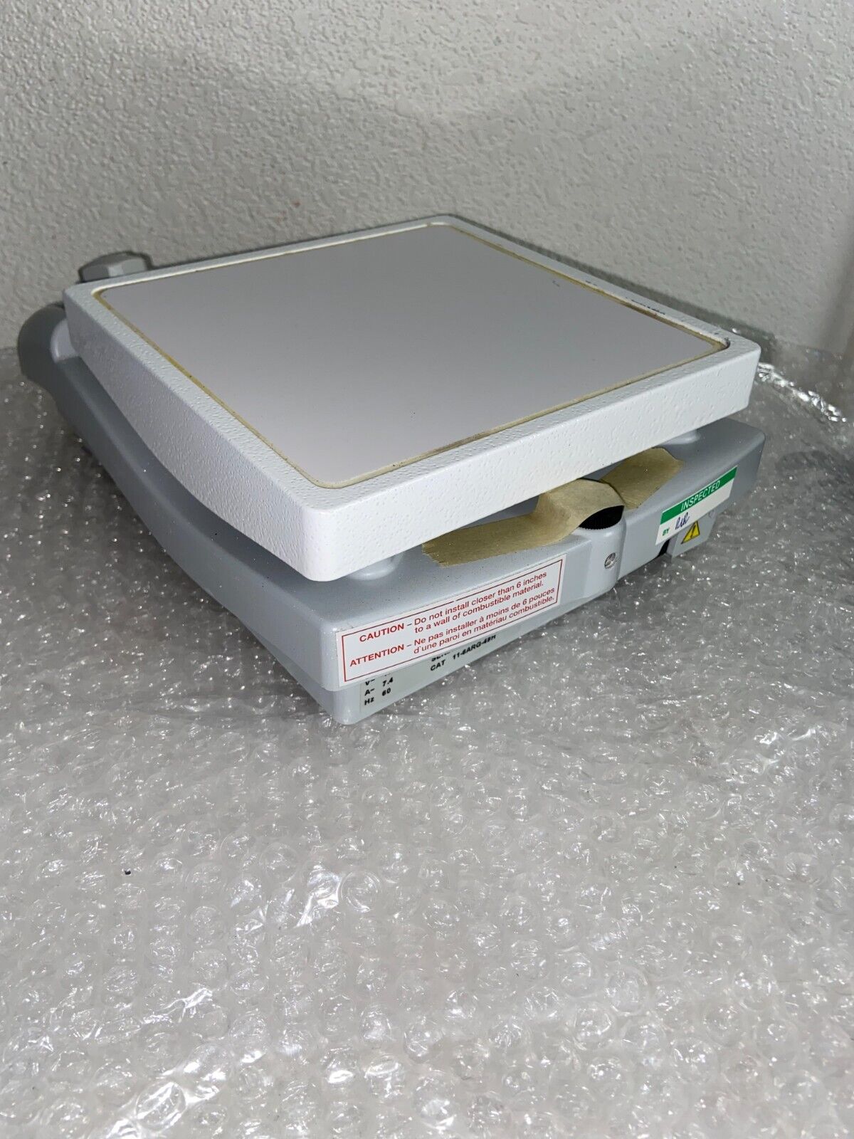 Fisher Scientific ISOTEMP 7" x 7" Hotpate Ceramic Top  540 Celcius