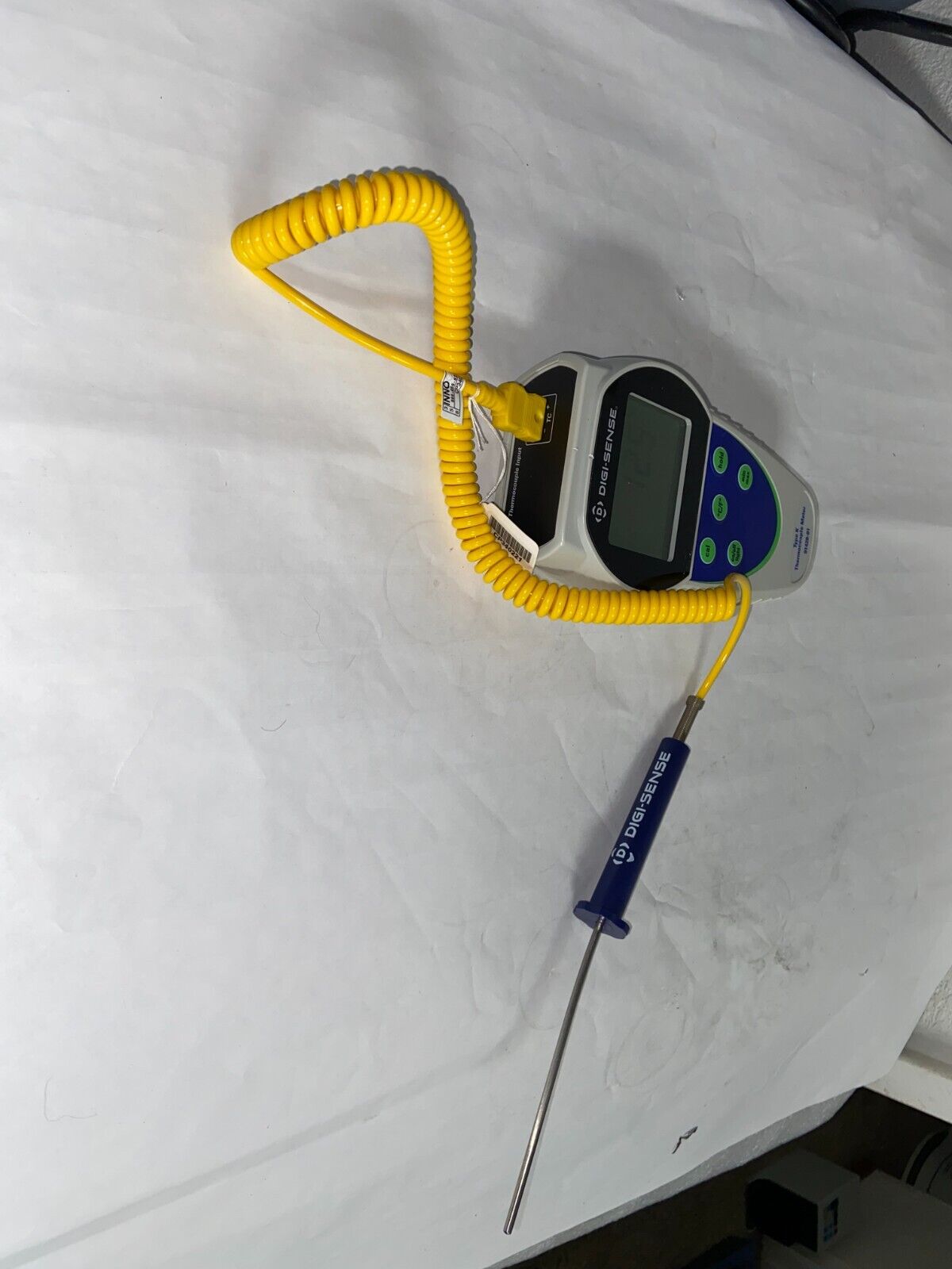 Digi-Sense 91428-01 Temp-10 Single-Input Type K Thermocouple Thermometer Probe