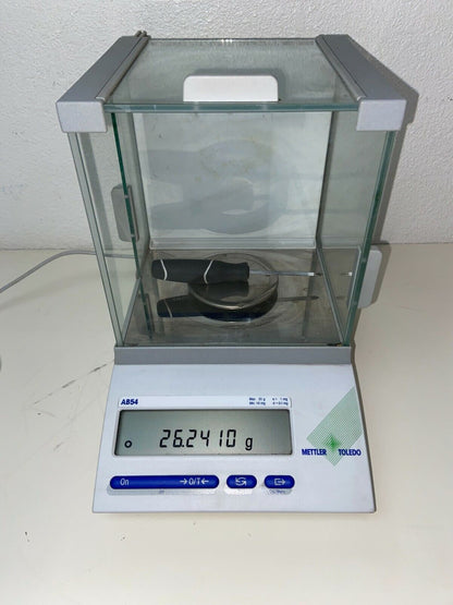 NICE METTLER TOLEDO AB54 LABORATORY SCALE / BALANCE 51g 10 mg with Power Supply