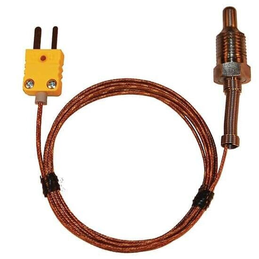 NEW Digi-Sense 08516-74 Type-K Pipe Thermocouple Plug Probe SS 1 / 4" NPT