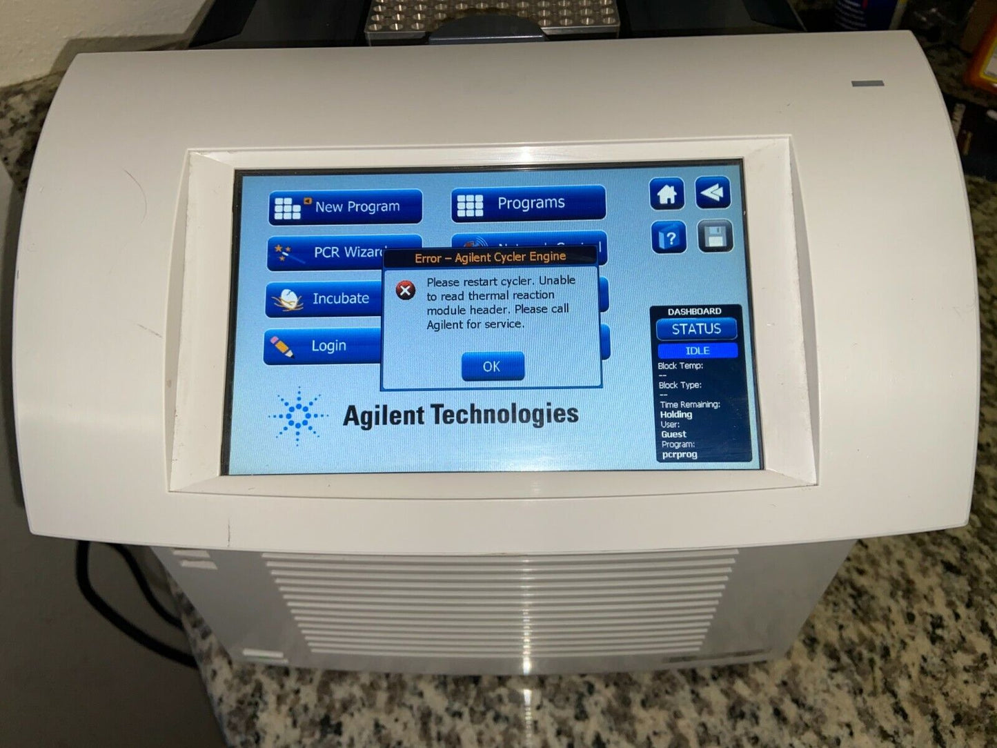 Agilent SureCycler 8800 Touch Screen Thermal Cycler  96 Well Module - G8800-001