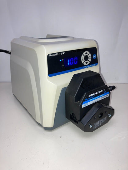 100 RPM MasterFlex 07528-30 Digital Pump with Easy-Load II Pump Head 77202-60