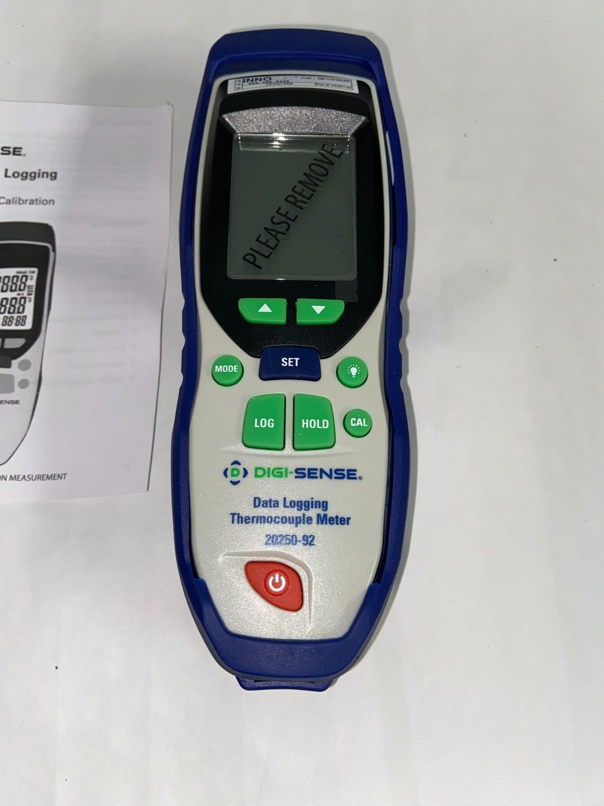 NEW Digi-Sense 20250-92 Dual-Input Data Logging Thermocouple Thermometer