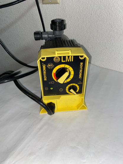 LMI Milton Roy Chemical Metering Pump A141-818SI 0.5 GPH, 250 Max PSI