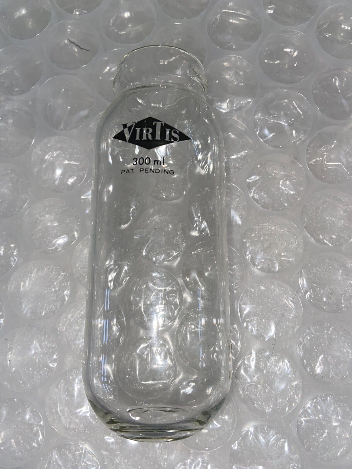 NEW VIRTIS Glass 300mL Freeze Dry / Lyophilizer Flask - No Lid