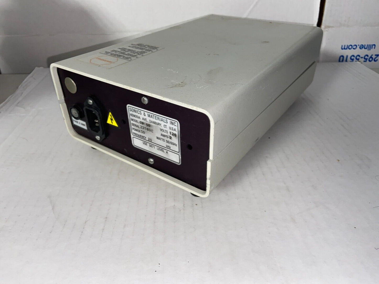 COLE PARMER 4710 SERIES ULTRASONICS HOMOGENIZER CP 50 CP50 (No Power)