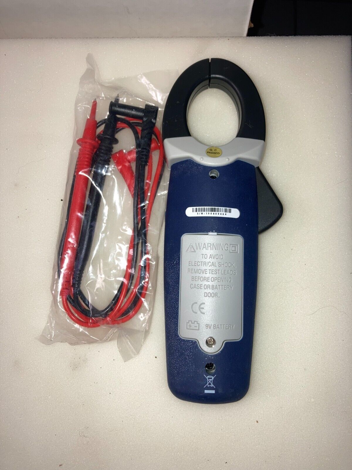 NEW OPEN BOX Digi-Sense 1000A AC Clamp Meter with Probes - 20250-57