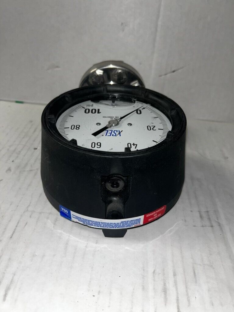 WIKA XSEL 316SS 0-100PSI PRESSURE GAUGE