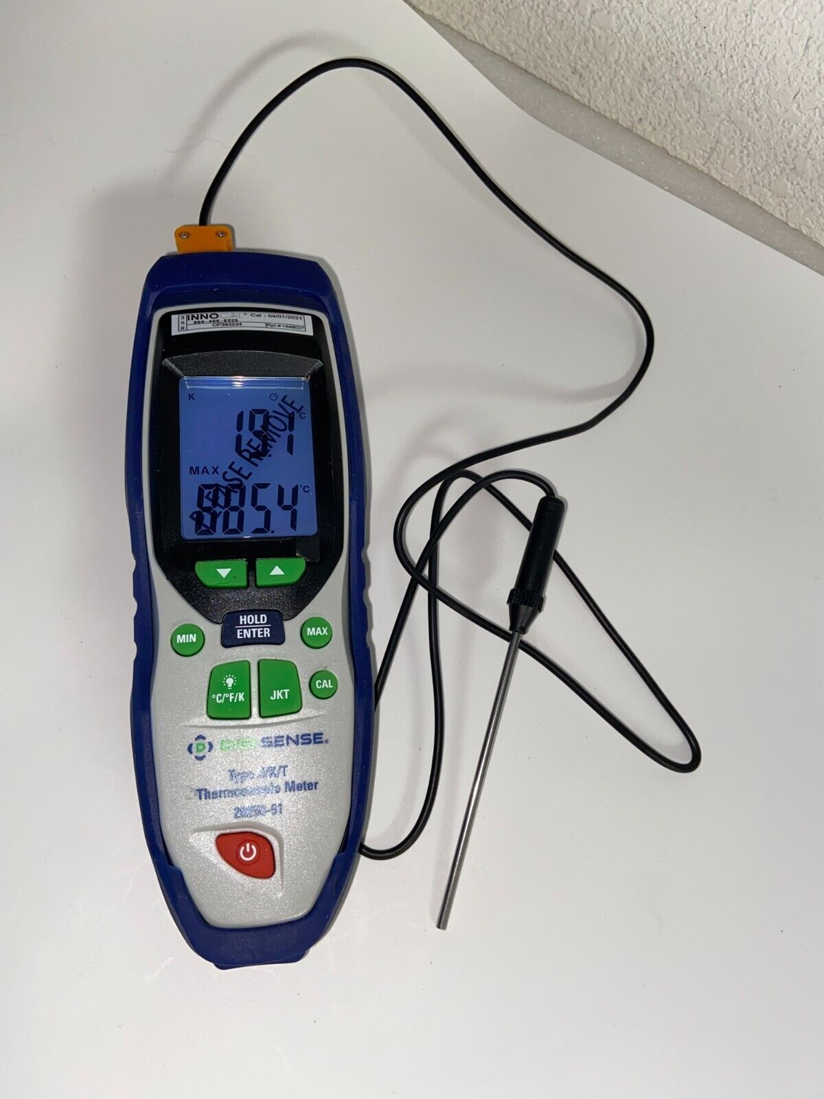 NEW Digi-Sense 20250-91 Dual-Input Data Logging Thermocouple Thermometer