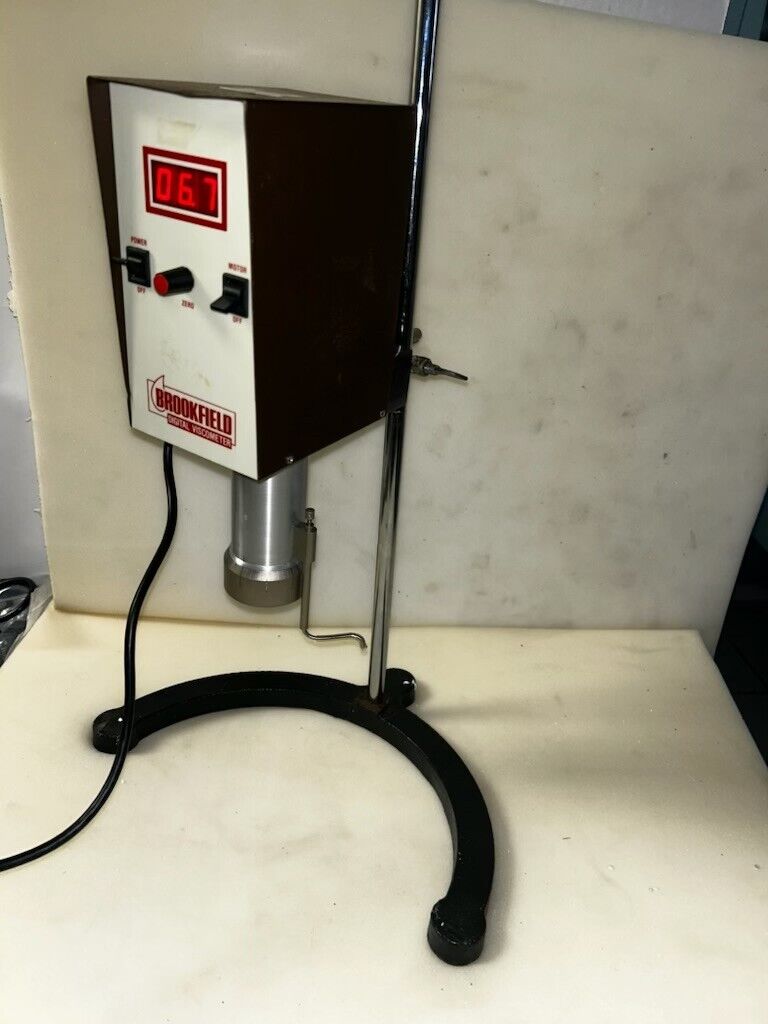 BROOKFIELD DV-I Digital Viscometer RVT DCP w/ Stand CP-42 Cone Spindle and Cup