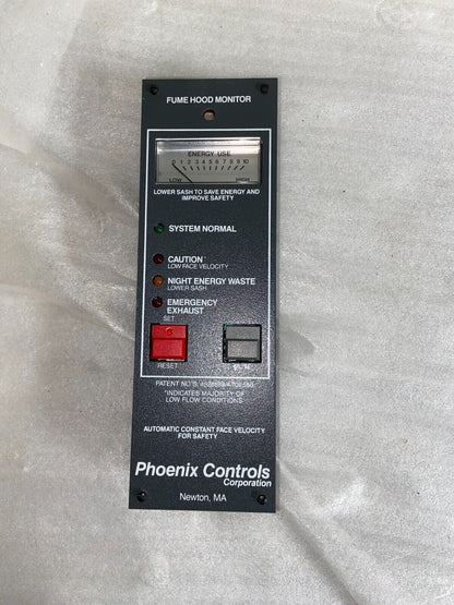 NEW PHOENIX CONTROLS FUME HOOD MONITOR  FHM300-2