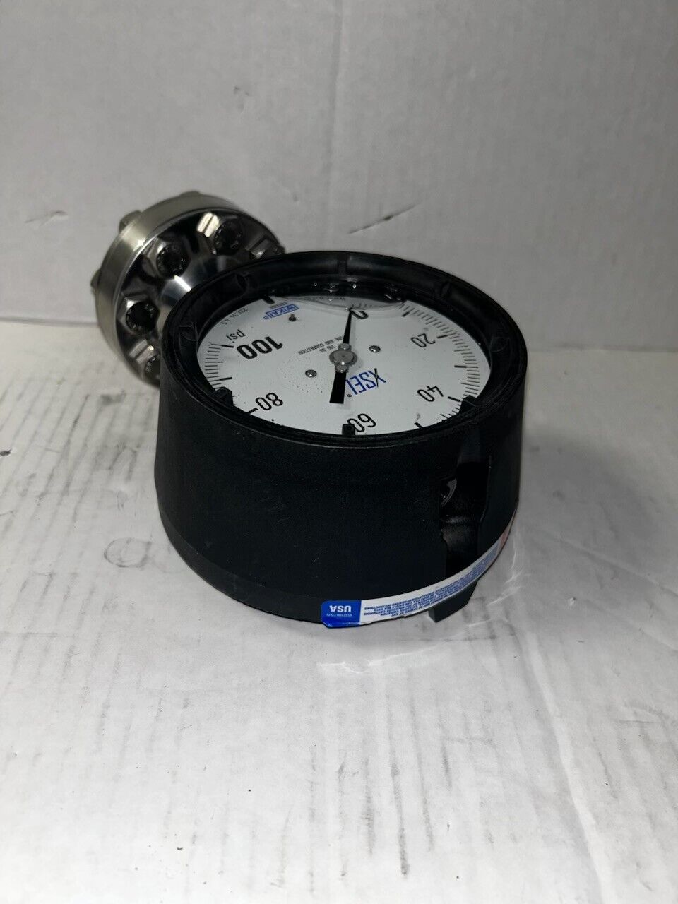 WIKA XSEL 316SS 0-100PSI PRESSURE GAUGE