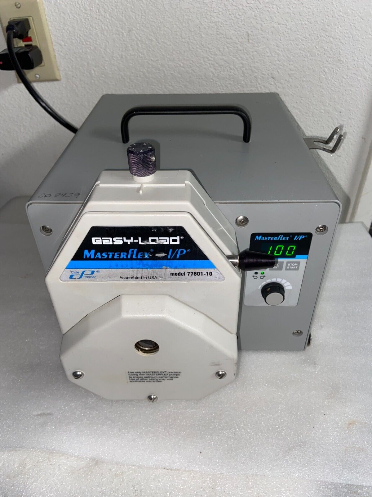 650 RPM MasterFlex I/P Digital Pump 77411-00 with Easy-Load Head 77601-10