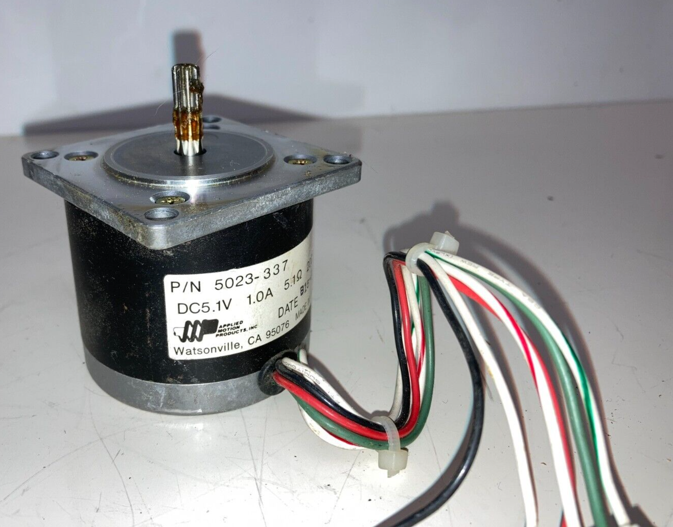 APPLIED MOTION PRODUCTS 5023-337 Stepper Motor 5.1 VDC / 1A / 5.1 oHMS