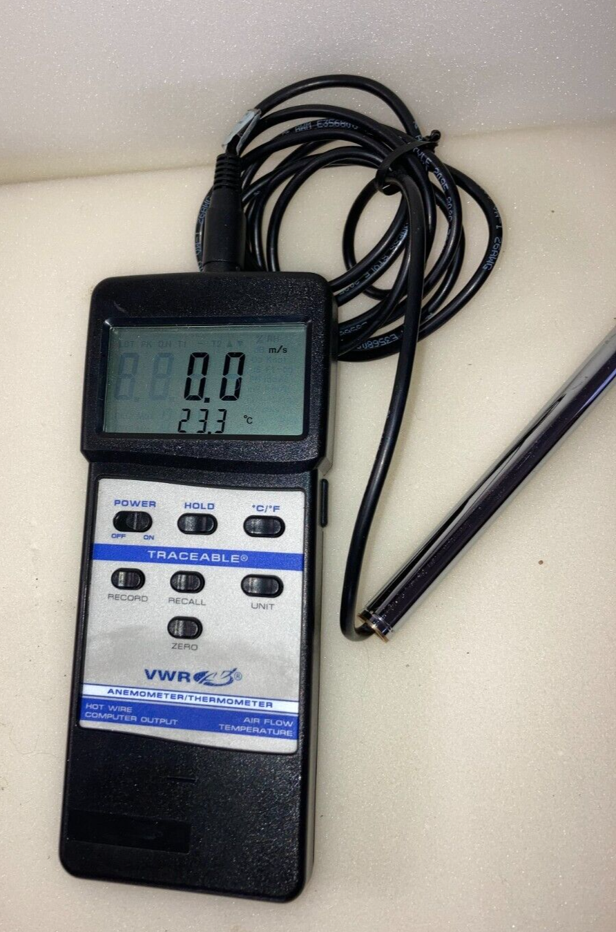 VWR 4132 Traceable Economical Precision RTD Thermometer with Probe