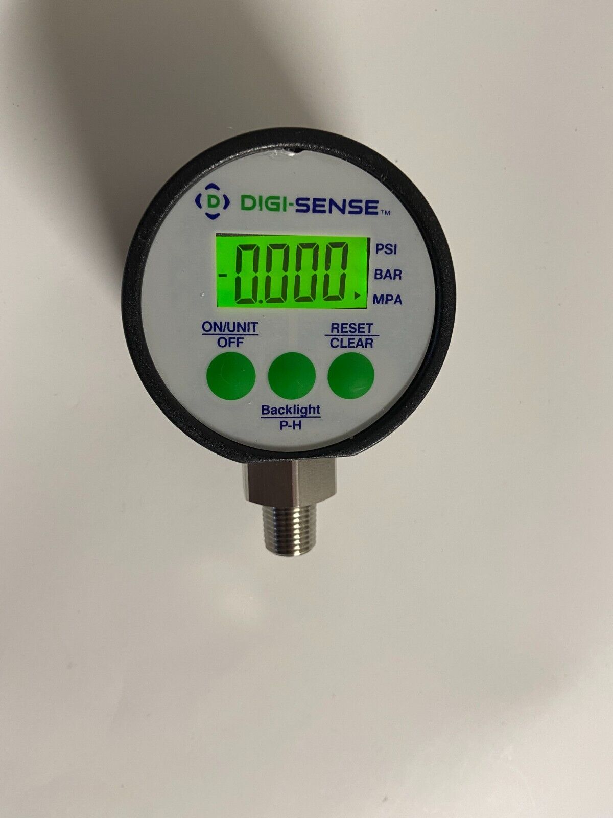 NEW Digi-Sense Digital Pressure Gauge, 0 to 5 psi, 2.5" dia, 1/4" NPT(M)