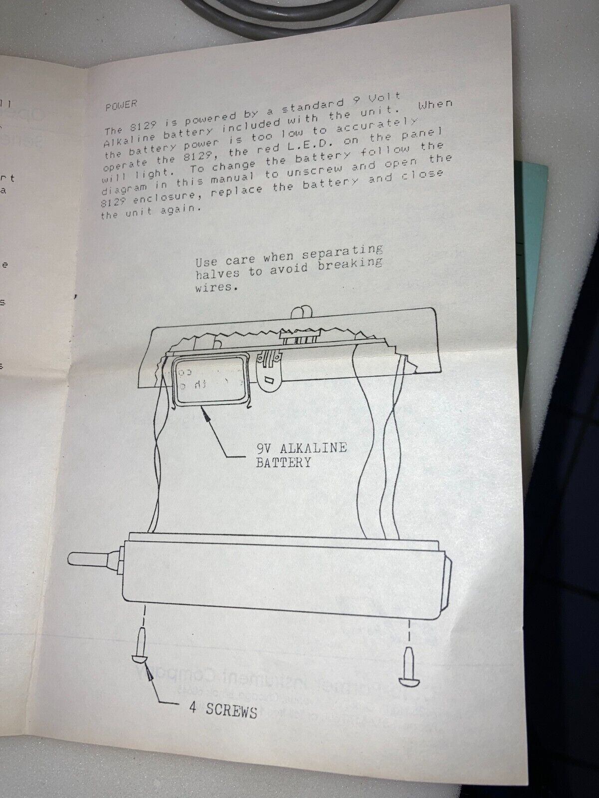 VINTAGE COLE PARMER SERIES 8129 TEMPERATURE CONVERTER 8129-55