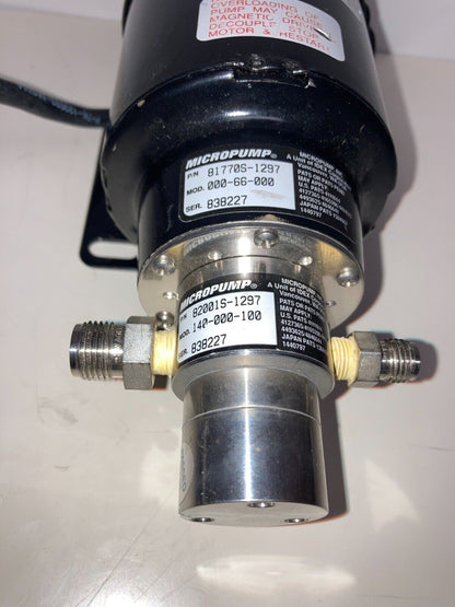 IDEX / MicroPump 81770S-1297 / 000-66-000 Pump with 820001S-1297 Pump Head