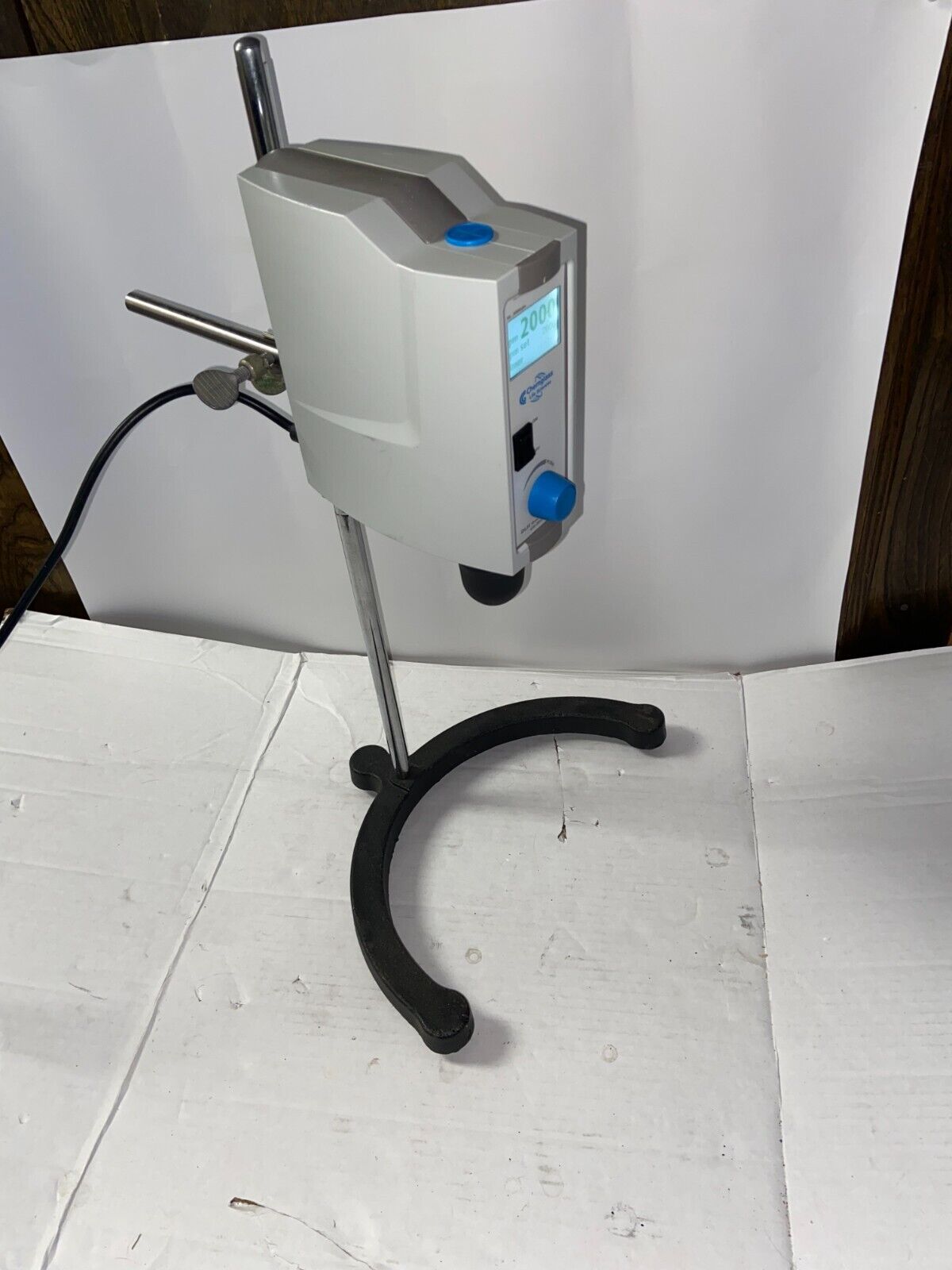 Velp Scientifica F201A0157CG Digital Overhead Stirrer with Stand