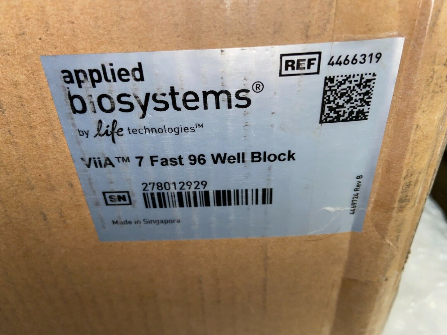 NEW Applied Biosystems / ABI 4453559 Fast 96-Well Block ViiA-7 Real-Time PCR 