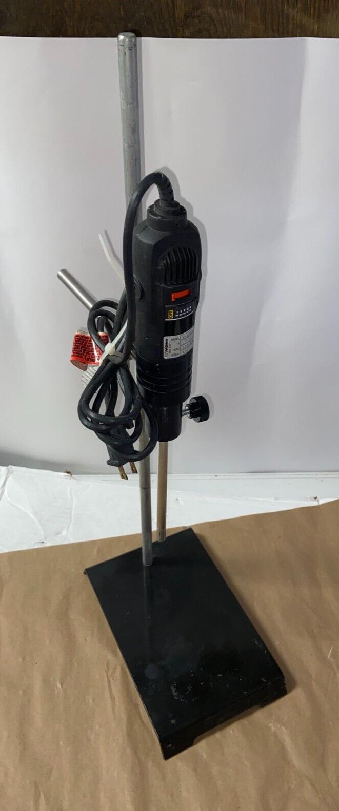 Polyscience Corp X-120 Homogenizer / Mixer with Stand and Dispersing Element