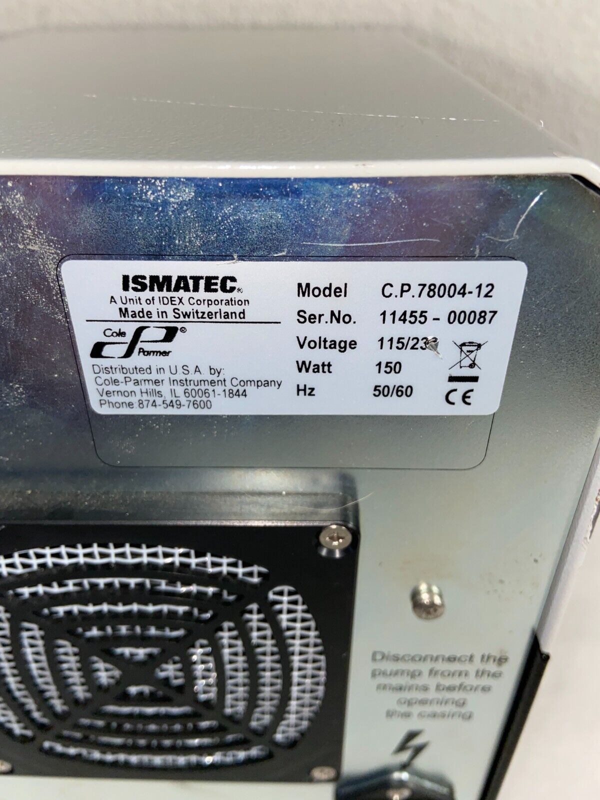 NEW Ismatec BVP-Z Peristaltic Pump Drive 1 – 7020 ml/min / 60 – 6000 RPM